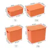 Cesta de Almacenamiento para Snacks del Fabricante, Juguetes, Artículos Varios, Cosméticos, Ropa, Caja de Almacenamiento sin Tapa, Caja de Almacenamiento de Plástico a Prueba de Polvo, Mesa