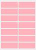 Papel de Boca Rectangular Colorido Impermeable Pegatina Marcadora Pegatina con Logo Pegatina de Nombre de Estudiante Etiqueta de Papel de Boca Cuadrada de Clasificación