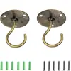 Soporte Metálico para Plantas Colgador de Linterna de Hierro Montado en Pared Comedero para Pájaros Linterna Campana de Viento Maceta Gancho de Decoración para Exteriores
