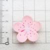 Flor de Durazno Floreciente Cerezo Creativo Accesorios de Resina DIY Carcasa de Teléfono Móvil Pasador Tocado Vaso de Agua Hebilla de Zapato Parche