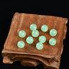 7A Ágata Calcedônia Verde Contas Espalhadas Material para Acessórios de Joias Artesanais DIY Semi-acabado Contas Individuais