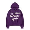 Suéter largo com estampa de espuma KANYE CPFM rebirth moda americana de rua KANYE moletom com forro de fleece masculino INS