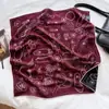 Lenço de Seda Lã Mistura Link Collection 2026 Novo Estiloso Versátil Diferentes Estilos Venda Quente Lenço Quadrado de Seda Lã