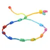 Pulsera de Amistad Popular Cruzada Cuerda de Mano de Amistad Padre-Hijo Hombres Mujeres Jóvenes Año del Zodiaco Cuerda Roja Adorno de Mano de Cruz
