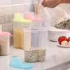Contenedor de almacenamiento de granos para el hogar, contenedor de almacenamiento de alimentos para la cocina, contenedor de almacenamiento grande, contenedor de almacenamiento de frutas secas, caja de almacenamiento de bocadillos