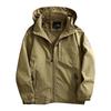 Exportación Transfronteriza 2025 Nueva Chaqueta de Primavera y Otoño Talla Grande para Hombre Cortavientos e Impermeable Chaqueta Exterior Chaqueta para Hombre