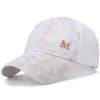 Boné de Baseball de Verão com Logo 'm' de Metal, Boné Bico de Pato Emagrecedor, Boné de Malha Respirável Versátil da Moda Transfronteiriço