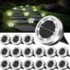 Lâmpada Solar Lâmpada de Pátio Externa Mini Lâmpada Subterrânea Lâmpada de Gramado de Aço Inoxidável Lâmpada de Piso para Decoração de Jardim Villa