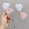 Faixa de Cabelo para Mulheres no Outono e Inverno Lavar o Rosto Orelhas de Gato Fofas Grampo de Pelúcia Popular 2025 Novos Acessórios de Cabelo Faixa de Cabelo Headband