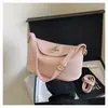 Nova Coleção Primavera/Verão 2025 Estilo Fresco e Fashion Color Sólida Grande Capacidade Casual para Trabalho Bolsa Transversal de Mão para Ombro para Mulheres
