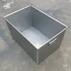 Caja de Almacenamiento Apilable de Acero Inoxidable Engrosada Caja para Piezas de Grado Industrial Caja de Herramientas Rectangular Dimensiones