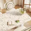 Mantel de Mesa Estilo Americano Impermeable y a Prueba de Aceite, No Lavable, Resistente al Calor, Modelo Nuevo 2026, Estilo Pastoral, Fresco y Sencillo, Mantel para Mesa de Café