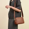 Bolso Pequeño Cruzado de Nuevo Estilo para Comercio Exterior Transfronterizo, Bolso de Hombro Versátil y de Moda de Cuero Suave con Múltiples Compartimentos y Gran Capacidad