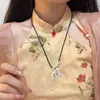 Collar Largo con Colgante de Pez Pequeño Estilo Minimalista Ins para Mujer, Moderno y Elegante, Adecuado para el Trabajo Diario, Cadena Única para Suéter de Otoño e Invierno