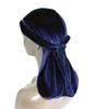 Sombrero de Pirata de Terciopelo con Cola Larga, Durag Dorado de Terciopelo, Ala Ancha, Moderno y Versátil para Hombres y Mujeres