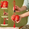 Bolsita de Incienso de Calabaza Estilo Antiguo, Aromaterapia Natural, Brocado Estilo Song, Buena Suerte y Prosperidad, Decoración Portátil para Colgar en el Coche, Adorno Colgante del Festival del Bote del Dragón, Venta al por Mayor de Regalos