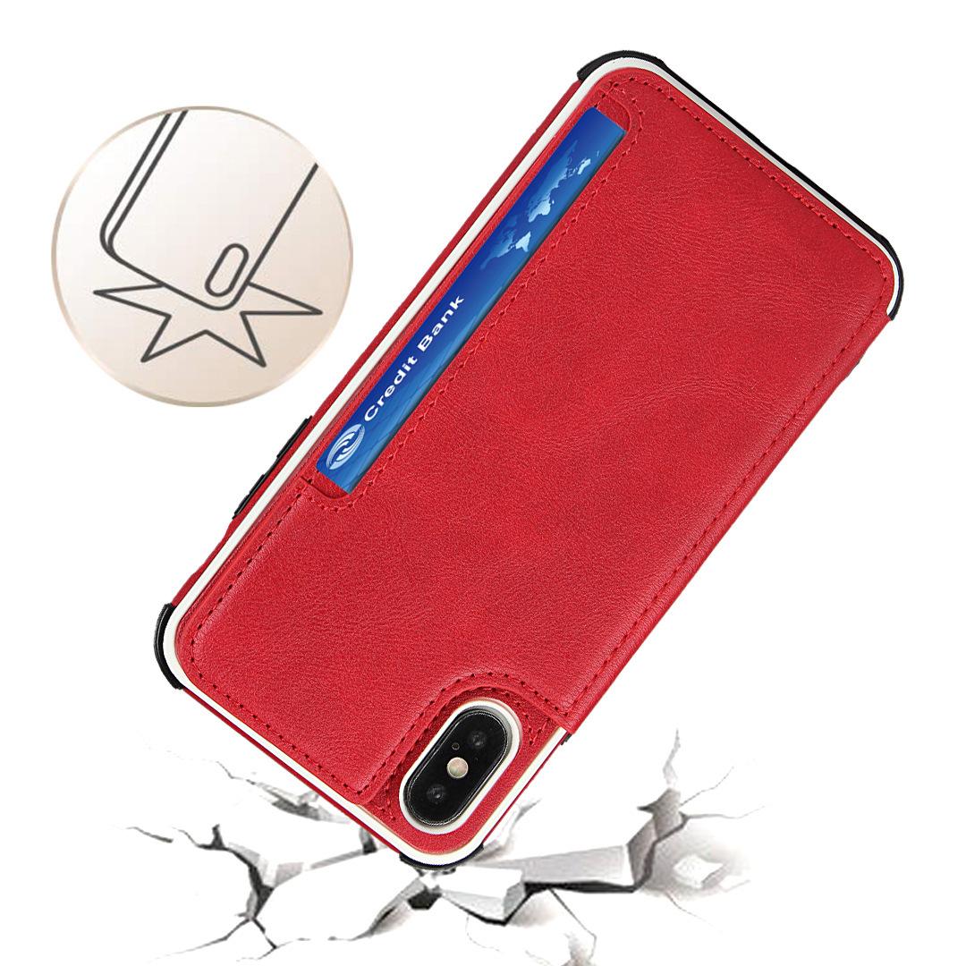苹果iPhone X/Xs 翻盖插卡手机壳