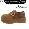 Em estoque~Couro Genuíno Super Macio Solado Grosso Aumenta Altura Totalmente Coberto Sapatos Birkenstock Femininos Slip-on Sapatos Preguiçosos Flats Mocassins
