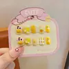 Pegatinas de Uñas para Niñas, Parches de Arte de Uñas Lindos y Divertidos, Piezas de Uñas Removibles para Niñas, Uñas Portátiles Dulces y Encantadoras al por Mayor