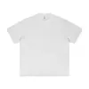 Camiseta Masculina Bk Algodão Puro Pesado 425Gt, Cor Sólida Estilo Americano, Manga Curta Masculina Verão Tendência Casual Solta Manga Curta.