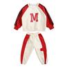 Conjunto de sudadera elegante y moderno para niños, ropa deportiva informal de dos piezas para primavera 2025