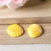 Bolsa de la Suerte al por Mayor Joyería de Resina con Perlas de Imitación y Brillo Estéreo Accesorios de Material Decorativo con Forma de Concha Pegajosa y Concha Crema