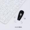 Dongzhou Cristal Blanco Transparente Joyería para Uñas Super Flash Blanco Transparente Forma Especial Diamante Desnudo Punta Taladro para Arte de Uñas
