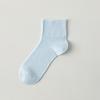 Medias Elásticas Muy Sueltas, Calcetines de Seda de Morera, Frescura de Verano, Seda Ultra-Delgada, Sin Marca, Sin Apretar el Tobillo, Tubo de Longitud Media