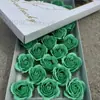 Flor de Jabón de 5 Capas Cabeza de Flor Grande Flor de Rosa Día de San Valentín Día de la Madre Ramo de Flores de Jabón Caja de Regalo Decoración DIY