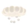 Lámpara de Techo para Sala de Estar Simple de Lujo Ligero Estilo Crema Lámpara Principal para Sala de Estar Domótica Espectro Completo Estudio Araña Principal