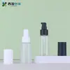 Em estoque frasco de loção spray PET 60ml, frasco reutilizável para tônico, essência, com cabeça de bomba de pressão, frasco de água cosmética vazio