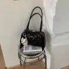 Bolsa de ombro de alta qualidade para mulheres, com padrão de losangos, para uso transfronteiriço, nova bolsa versátil para o dia a dia 2026, bolsa tipo almofada de boliche