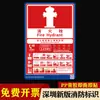 Señalización de Seguridad contra Incendios Estándar Nacional Nuevo de Shenzhen Señalización de Instrucciones Extintor Hidrante Señalización Adhesivos