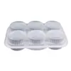 Cajas de embalaje de papel desechables para bollos al vapor, cajas de almacenamiento aptas para alimentos para congelador y cajas de porcionado para uso comercial