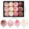Producto Nuevo Transfronterizo, Bola de Navidad Envuelta en Tela Fina, Set Creativo de Bolas de Peluche, Colgante de Atmósfera para Decoración Navideña