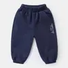 Pantalones Deportivos de Forro Polar para Niños para Otoño e Invierno, Ropa Nueva para Niños, Pantalones de Chándal para Niños Pequeños, Moda de Otoño para Niños