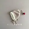 Lindo Conjunto de Bufanda y Gorro con Protección Auditiva Briquette para Niños y Niñas Otoño e Invierno Felpa Gruesa Cálida Gorro con Cordones