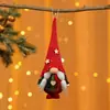 Nuevo Adorno Colgante Decoración de Navidad Pequeño Anciano Sin Rostro de Espuma Adornos para Árbol de Navidad Amuletos Figuras