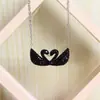 Moderna Cadena para Clavícula de Ganso y Pato Estilo Coreano para Mujer, Versátil y de Alta Gama, Exquisita y que No se Desvanece, Cadena de Amistad