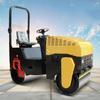 Compactador de asfalto vibratorio diésel de 3 toneladas con ruedas de acero simples y dobles y empuje manual.