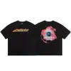 Camiseta Vintage Suelta de Manga Corta con Cuello Redondo Lavada y Desgastada Estilo Americano San Miguel 2026 para Hombres y Mujeres Moderna