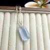 Colgante de Piedra Ojo de Gato Paz y Seguridad, Nuevo Colgante de Vidrio Ojo de Gato Estilo Chino, Joyería de Jade en Puesto Callejero de Zona Turística
