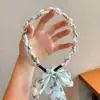 Faixa de Cabeça Estilo Chanel Cor de Café com Aba Larga para Mulheres, Adequada para Uso Diário, Lavar o Rosto, Acessório de Cabelo, Estilo Coreano de Luxo, Faixa de Cabeça com Coroa Alta