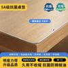 Tapete de Mesa Transparente Tapete de Mesa de Comedor de Vidrio Película Protectora de PVC para Mesa de Café Impermeable, Resistente al Aceite, Anti-Escaldaduras, Fácil de Cuidar, Resistente a Altas Temperaturas