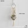 Mini Vaso de Flor Tecido de Bolso Saco de Rede Pendurado Rede Pendurada Parede Corda Vaso de Flor Cesto Pendurado Artesanal Planta Vaso de Flor Saco de Rede