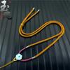 Colar de Esmeralda Corda 3mm Pingente de Jade Corda para Pescoço Jade Pei Pingente de Ágata Corda diy Corda Tecida à Mão Feita à Mão Cordão