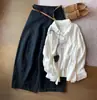Calça Feminina Wide Leg Branca Tencel Estilo Coreano Preguiçosa Verão 2026 Nova Cintura Alta Emagrecimento Versátil Solta Casual