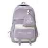 Mochila de Moda Tendencia Jiayistar Transfronteriza Estilo Preppy para Estudiantes Nuevos Mochila Casual Simple Se Puede Enviar por Cuenta de Otros