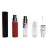 Botella Rellenable para Muestra de Perfume de 6 ml con Revestimiento de Vidrio, Botella Pulverizadora Portátil de Aluminio Tipo Prensa, Cabezal Pulverizador de Fragancia