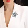 Broche Estrella Explosión Estéreo de Lujo Ligero, Corsage Exquisito de Cristal Degradado para Mujer de Gama Alta, Pin de Diseño Nicho Accesorios para Traje